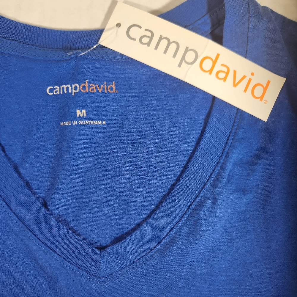 NWT Women's Kansas University Camp David V-neck T-shirt - Picture 3 of 5